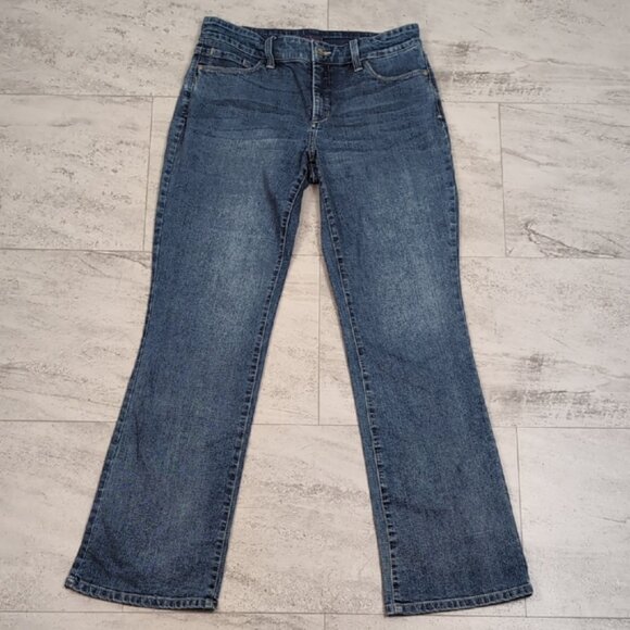 NYDJ Modern Bootcut Jeans 5-Pocket Medium Wash Slimming Denim Lift Tuck - Picture 12 of 12